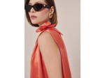 Robe Rekia Corail en Polyester
