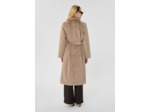 Manteau Isotta Noisette en Polyester