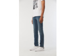 Denim slim fit, jambe ajustée, taille medium