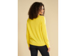 Pull col rond 100% cachemire