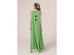 Robe Roxy Vert en Polyester