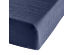 Drap housse Brunelle - Bleu marine