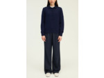 Pull en laine à col polo fantaisie - EUGENIA