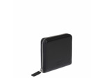Le cuir lisse portefeuille zip