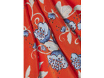 Foulard bouquet rouge