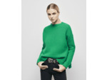 Pull Manches Longues En Laine Et Nylon green