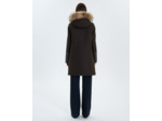 Manteau Gerson Chocolat en Laine
