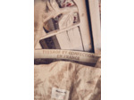 Grand tote bag en coton recyclé beige