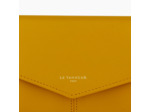 Petit portefeuille zippé Charlotte en cuir lisse