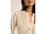 Gilet détails dentelle