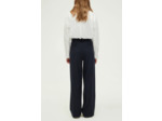 Pantalon rayé à pinces - LICIA