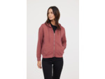 Hoodie zippé basique en coton bio intérieur gratté