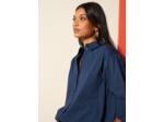 Chemise ample en popeline de coton