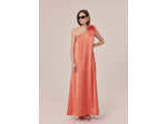 Robe Rekia Corail en Polyester