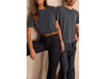 T-shirt col rond unisexe en coton MARCEL(LE)