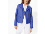 Blouson bleu electrique
