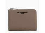 Porte monnaie zip en L Emile en cuir monogramme