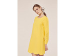 Robe Ruoda Jaune en Polyester