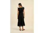 Robe longue en broderie anglaise