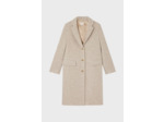 Manteau droit en laine - LORELIA