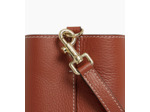 Mini sac seau Louise en cuir grainé