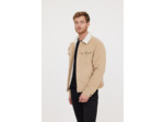 Veste en velours avec intérieur et col en sherpa
