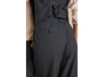 Pantalon large de tailleur à rayures unisexe PASSIONNANT