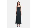 Robe Longue Noire Avec Dentelle black