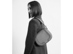 Sac bandoulière moyen modèle Ella en cuir grainé