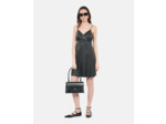 Robe Courte Noire En Cuir black