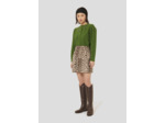 Jupe Juno Chocolat en Polyester