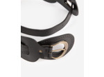Ceinture en cuir large black