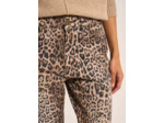 Pantalon droit léopard