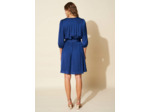 Robe courte satinée