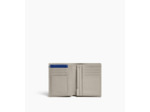 Portefeuille vertical moyen modèle zippé 2 volets Martin en cuir lisse