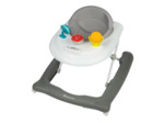Bebeconfort Explorer Trotteur pour bébé avec plateau d'activités musical amovible, Trotteur bébé facilement pliable, De 6 à 18 mois, Jusqu'à 12 kg Mist Gray