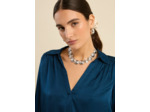 Blouse fluide à col V