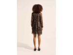 Robe courte léopard