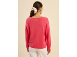 Pull maille fine col V