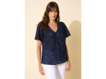 Top en broderie anglaise