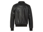 Blouson col montant, cuir d'agneau