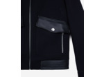 Blouson en laine bleu marine navy