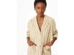 Veste rayure naturelle