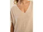 Pull manches courtes en cachemire