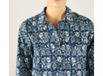 Chemise maree bleue