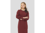 Robe Rossini Bordeaux en Polyester