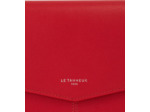 Portefeuille un volet Charlotte en cuir lisse