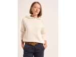 Pull sweat à capuche en maille épaisse