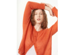 Cardigan rhubarbe