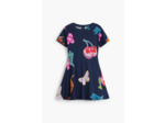 Robe À Manches Courtes En Maille – Fille